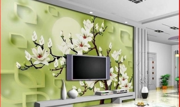 TV Arkası İçin İnanılmaz 3 Boyutlu Duvar Kağıtları