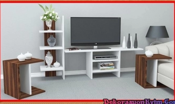 Zigon Sehpalı Modern TV-Duvar Ünite Modelleri