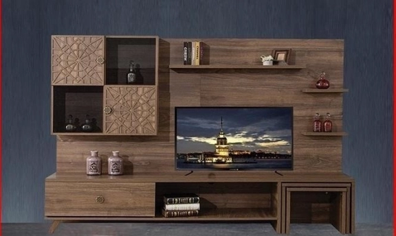 Zigon Sehpalı Modern TV-Duvar Ünite Modelleri